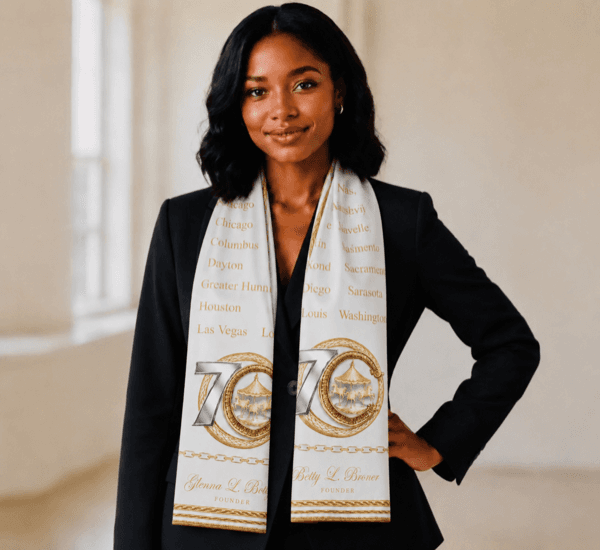 70th Anniversary Silk Scarf